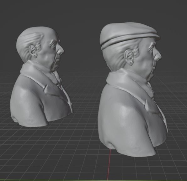 Pablo Neruda 3D print model_4