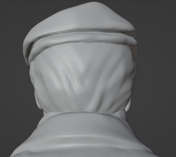 Pablo Neruda 3D print model_15