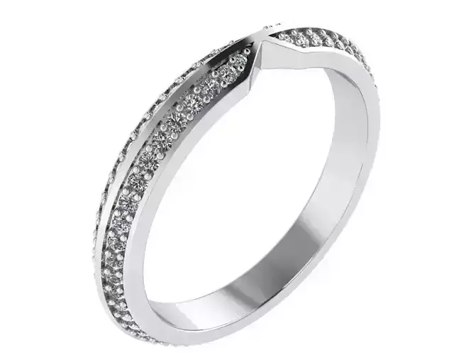 Pave Band Ring 0811