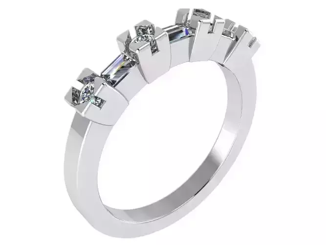 Baguette Band Ring 0816