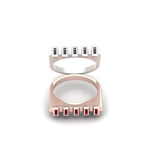Diamond ring 3D print model