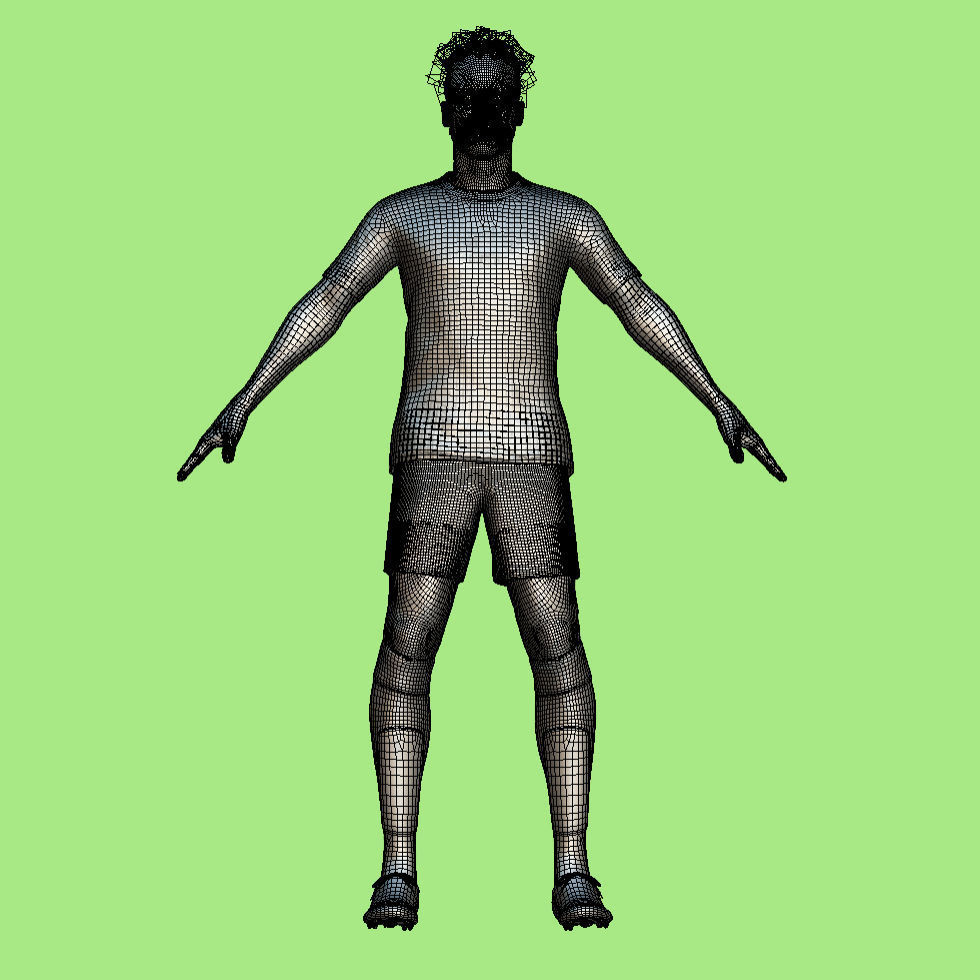 T-Pose Camavinga Real Madrid 23-24 3D model_4