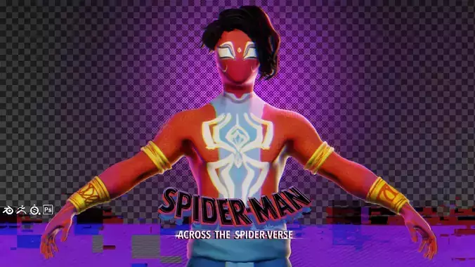 Pavitr Prabhakar - Spider Verse 3D model