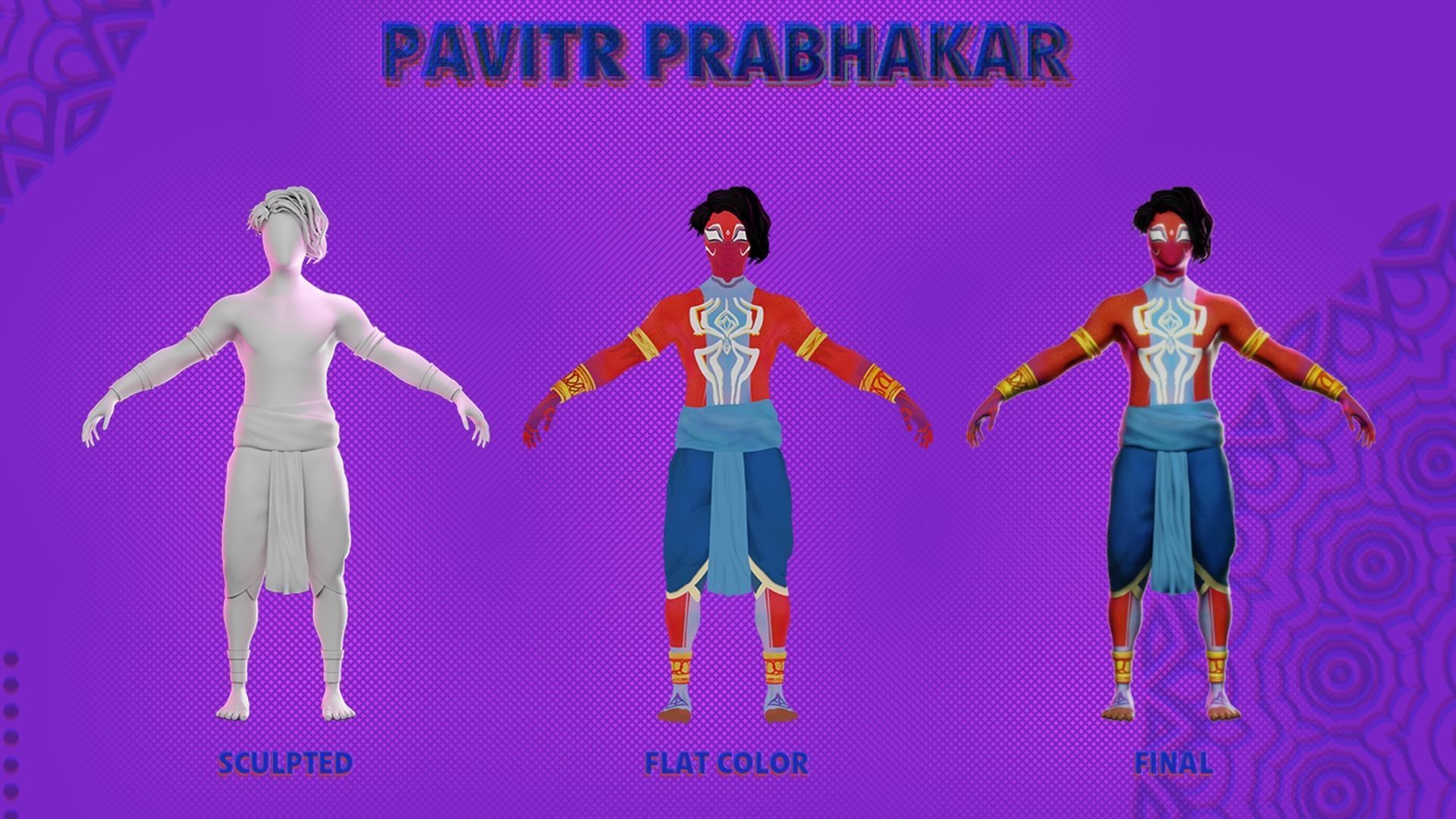 Pavitr Prabhakar - Spider Verse 3D model_3