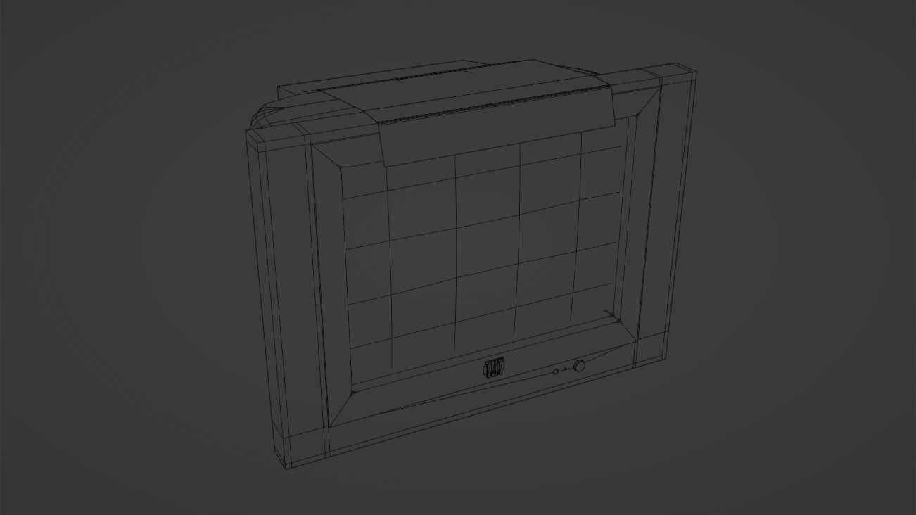 Analogue TV Free 3D model_15