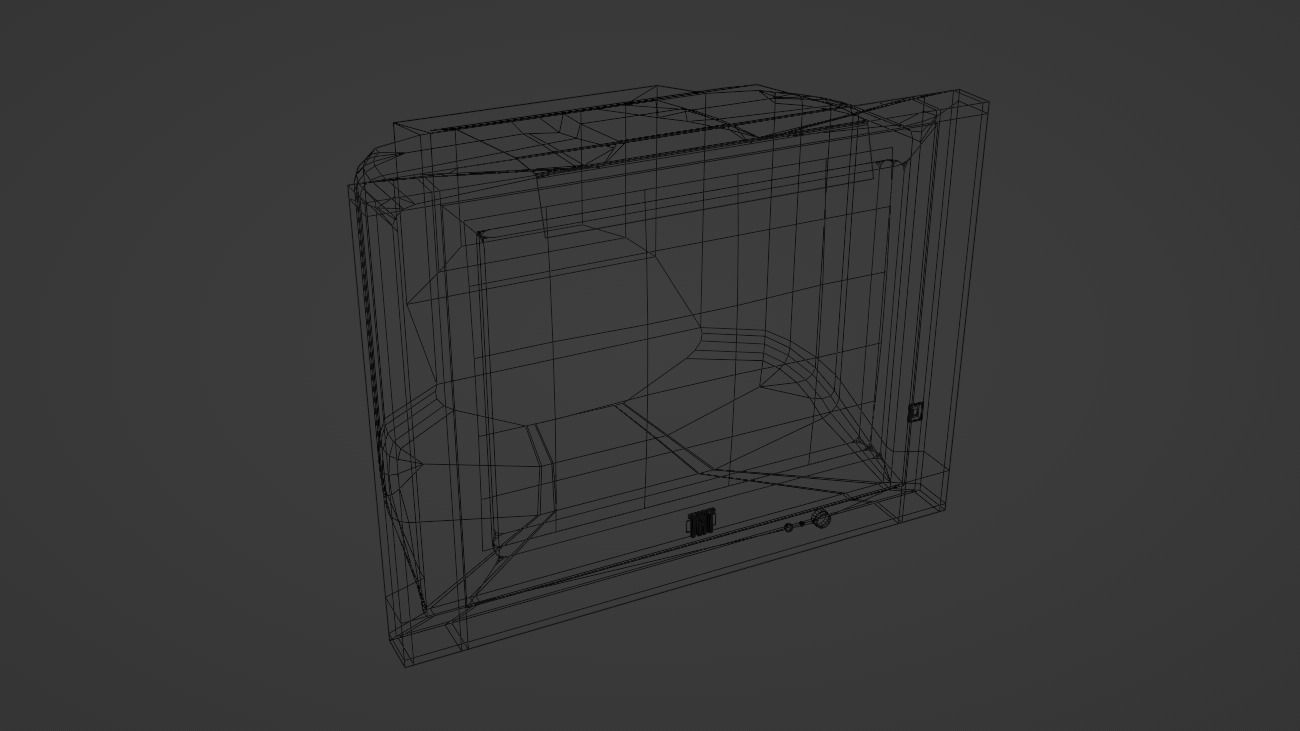 Analogue TV Free 3D model_16