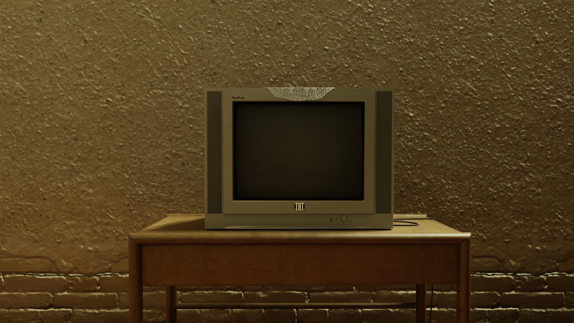 Analogue TV Free 3D model_9