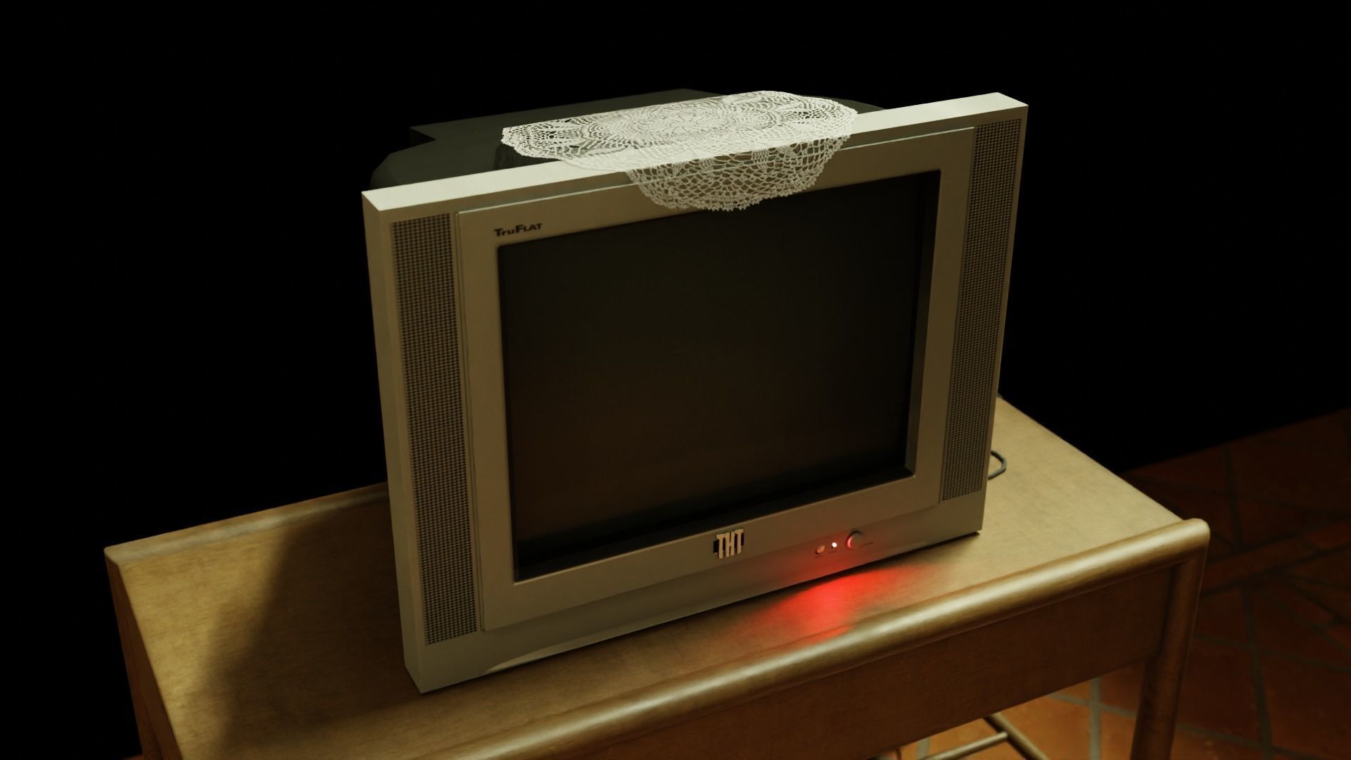 Analogue TV Free 3D model_10