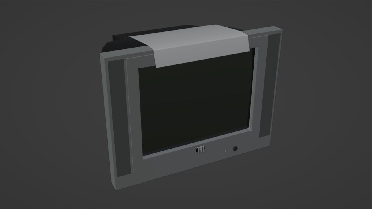 Analogue TV Free 3D model_14
