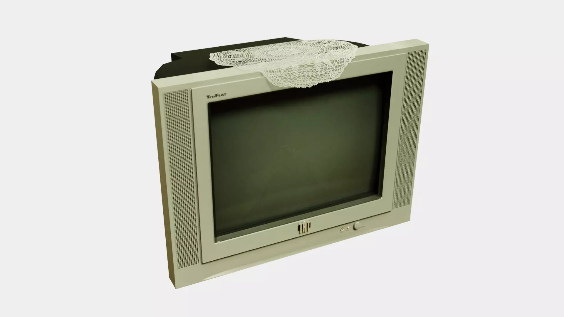 Analogue TV Free 3D model_0