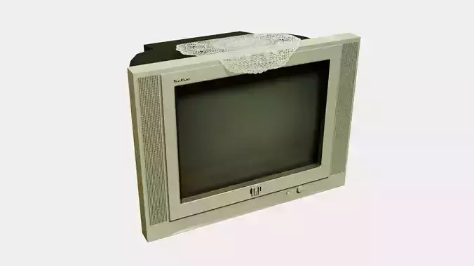 Analogue TV Free 3D model