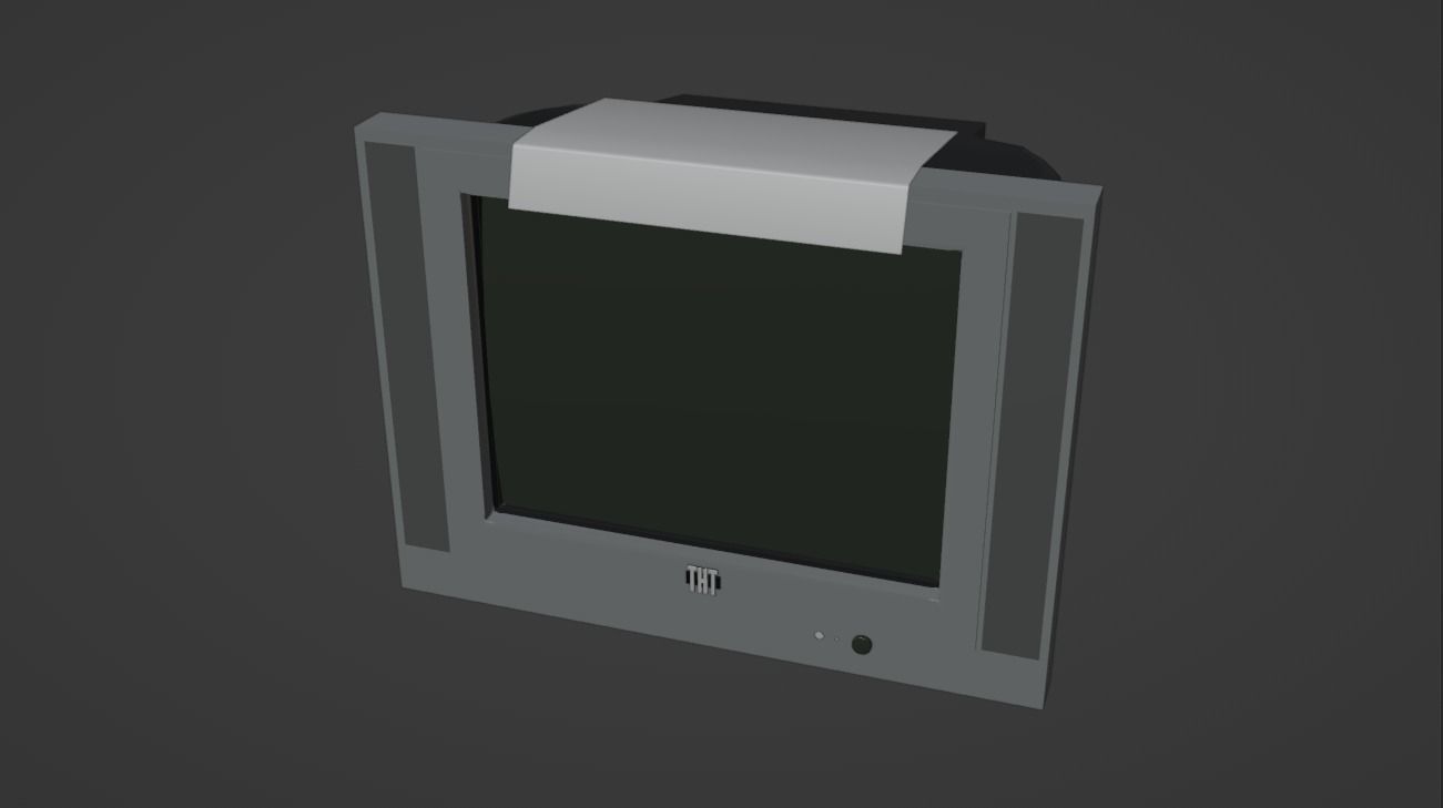 Analogue TV Free 3D model_17