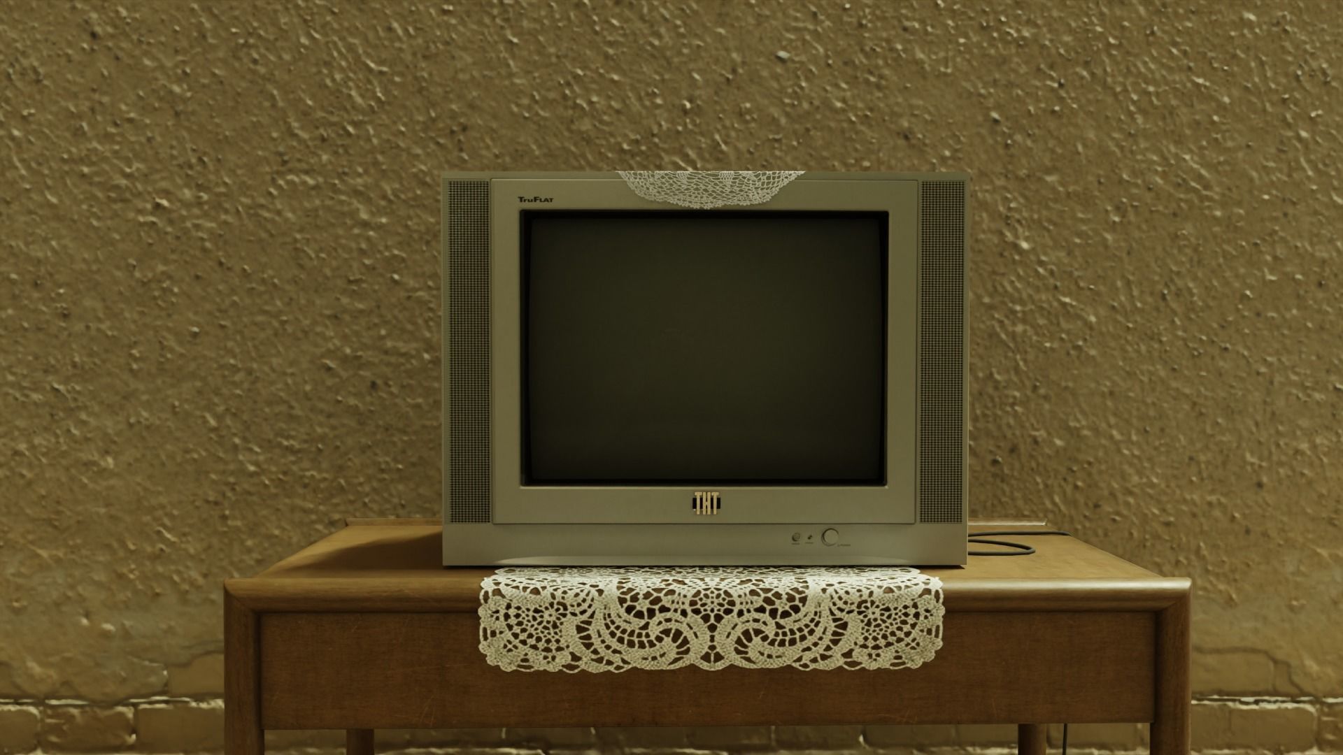 Analogue TV Free 3D model_12