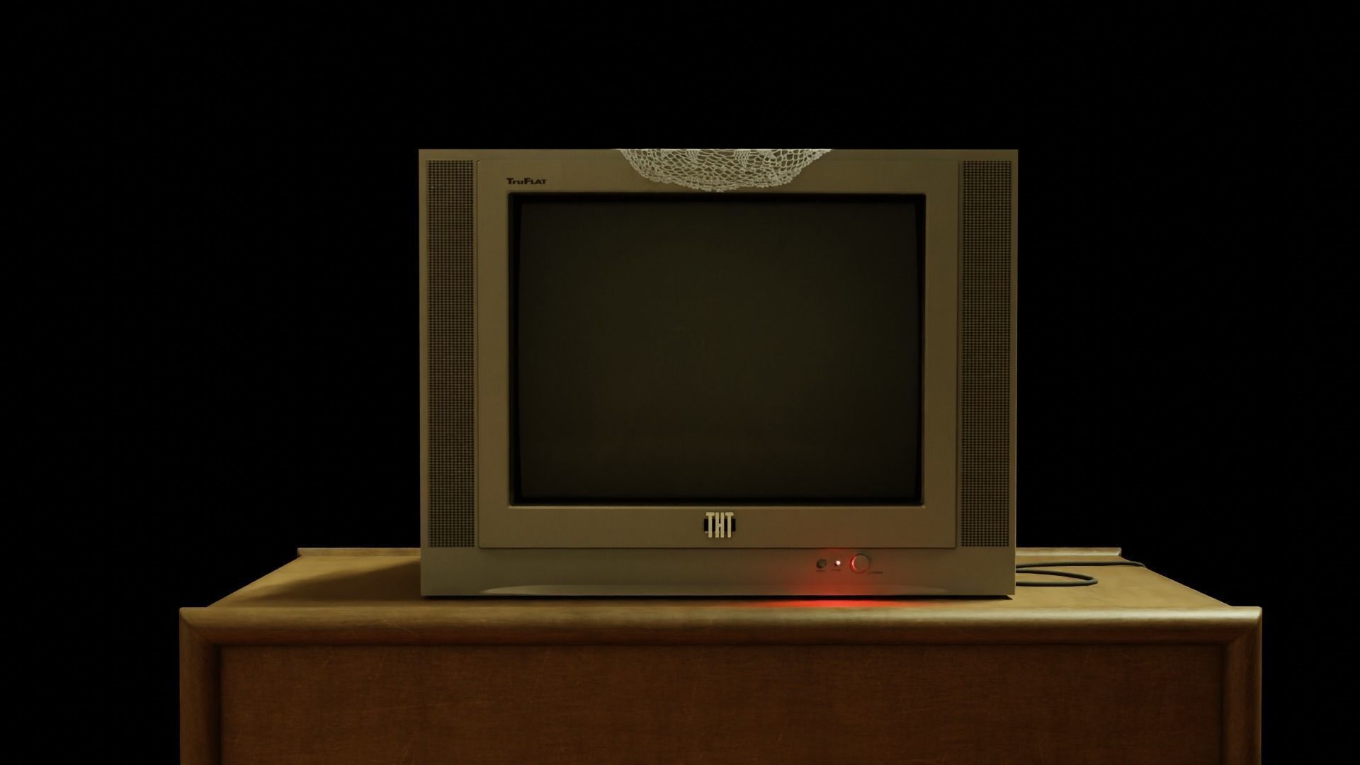 Analogue TV Free 3D model_11