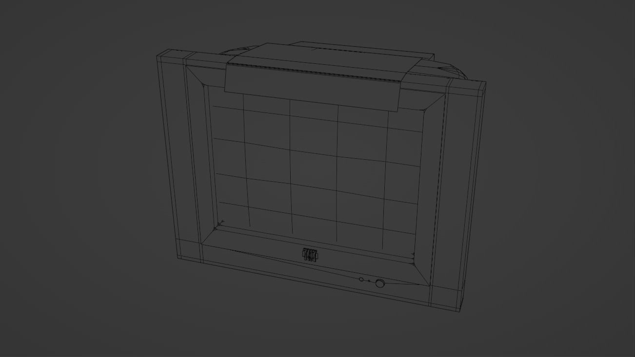 Analogue TV Free 3D model_18