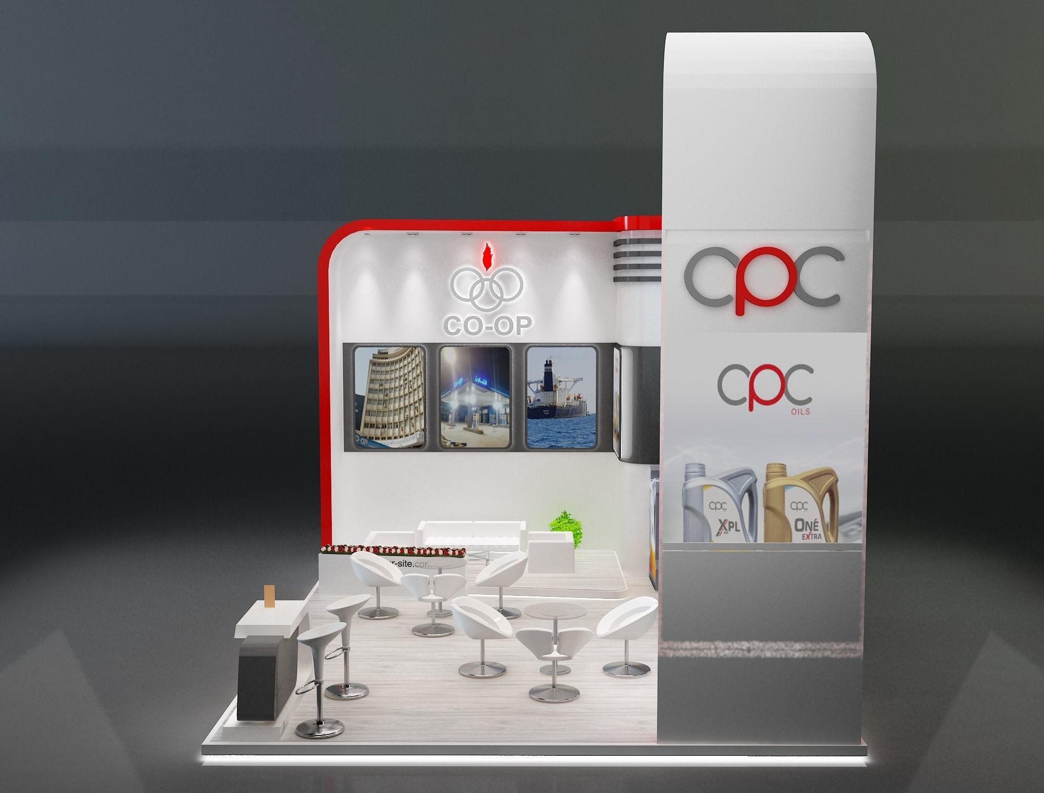 Booth Exhibition Stand a229a 3D model_2