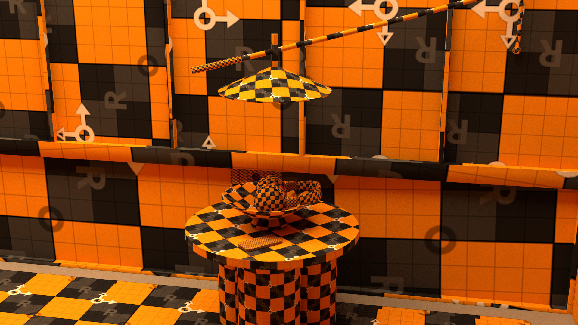 laos Wall Composite 3D model_14