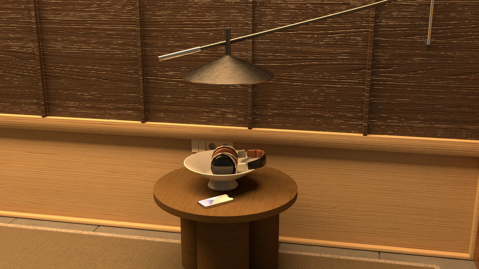 laos Wall Composite 3D model_4