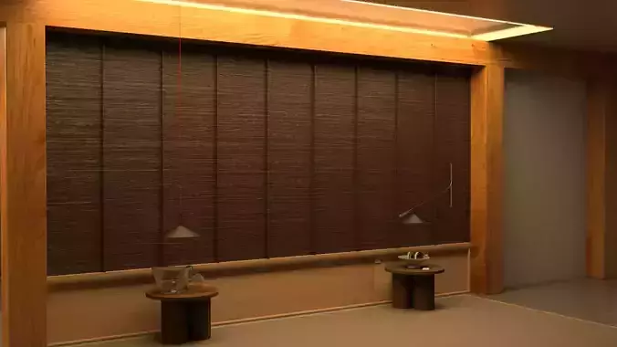laos Wall Composite 3D model