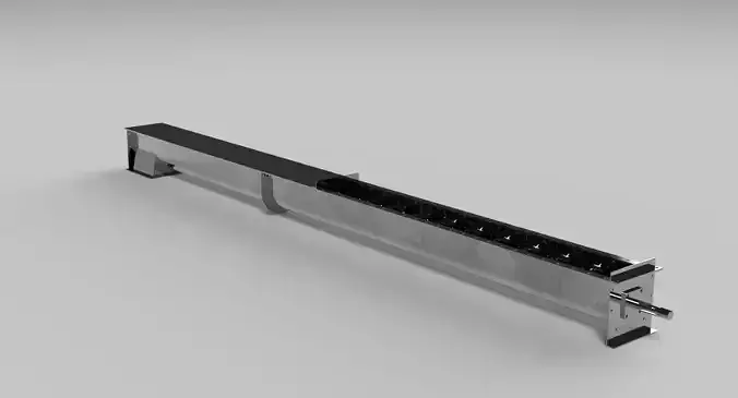 Authentic Screw Low-poly 3D model
