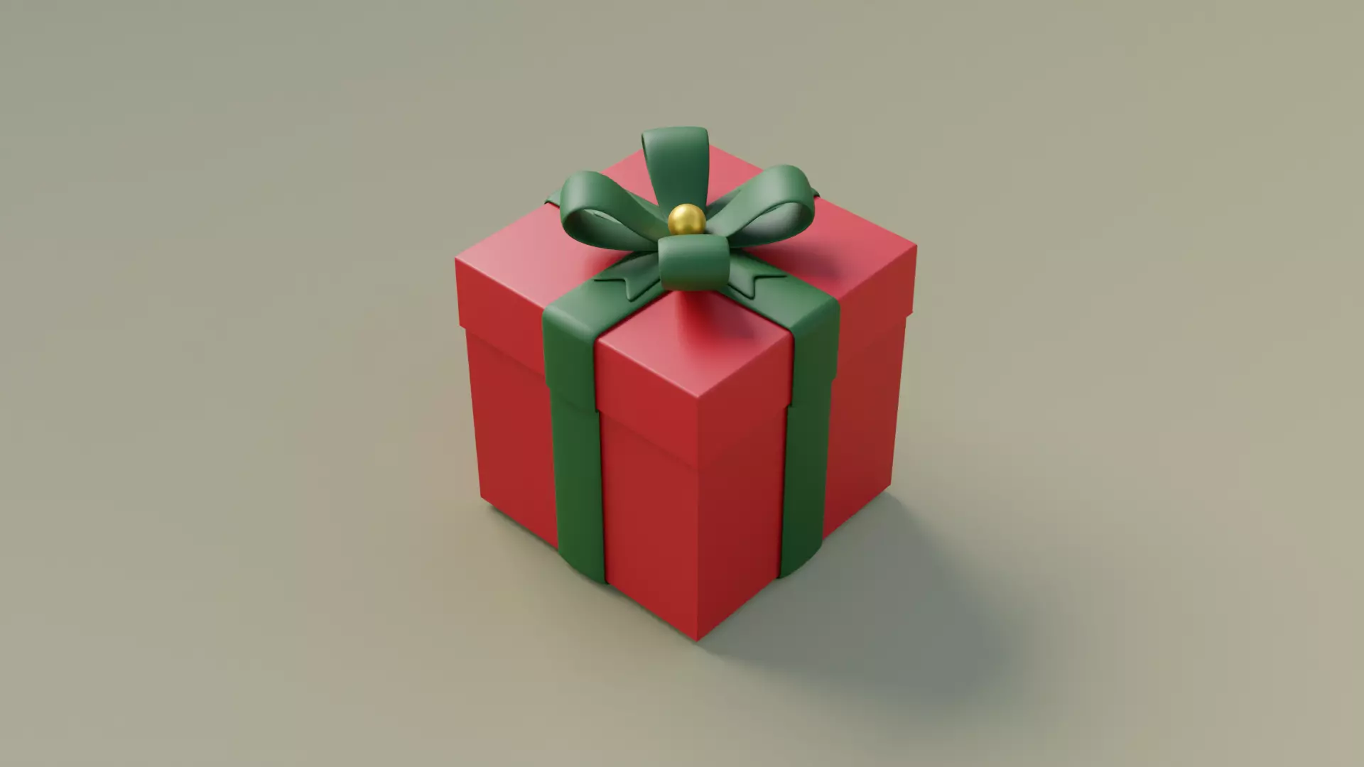 3D Gift Box 3D model_0