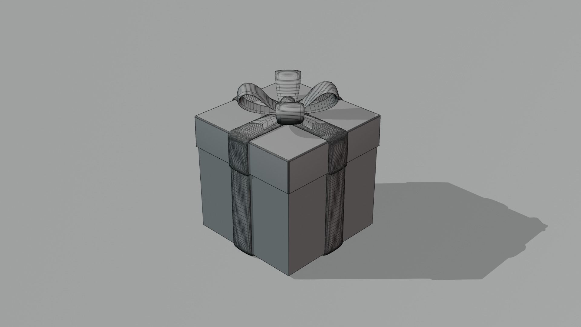 3D Gift Box 3D model_3