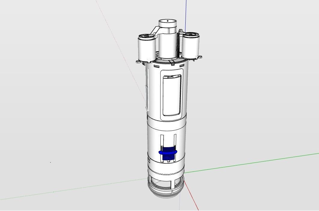 numatic pump mechanical of a canceled tank 3D model_5