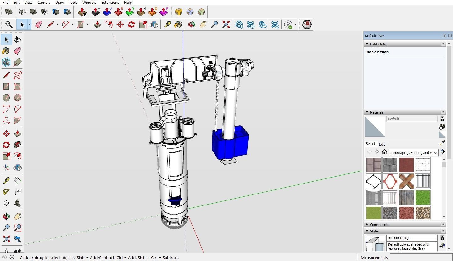 numatic pump mechanical of a canceled tank 3D model_1
