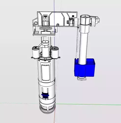 numatic pump mechanical of a canceled tank 3D model