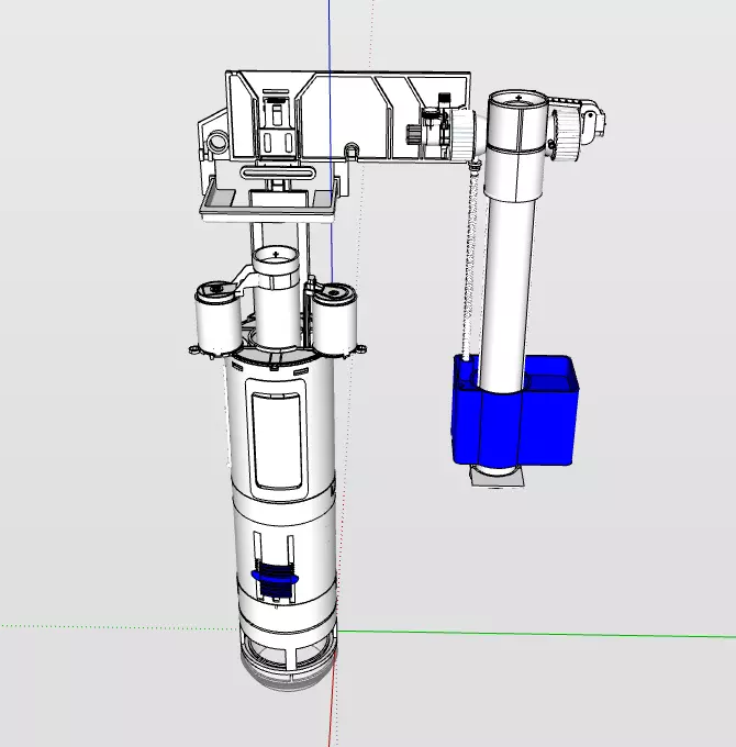 numatic pump mechanical of a canceled tank 3D model_0