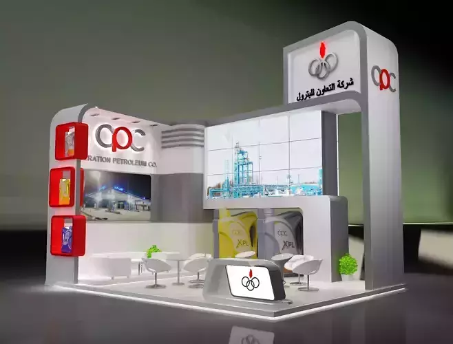 Booth Exhibition Stand a229d 3D model