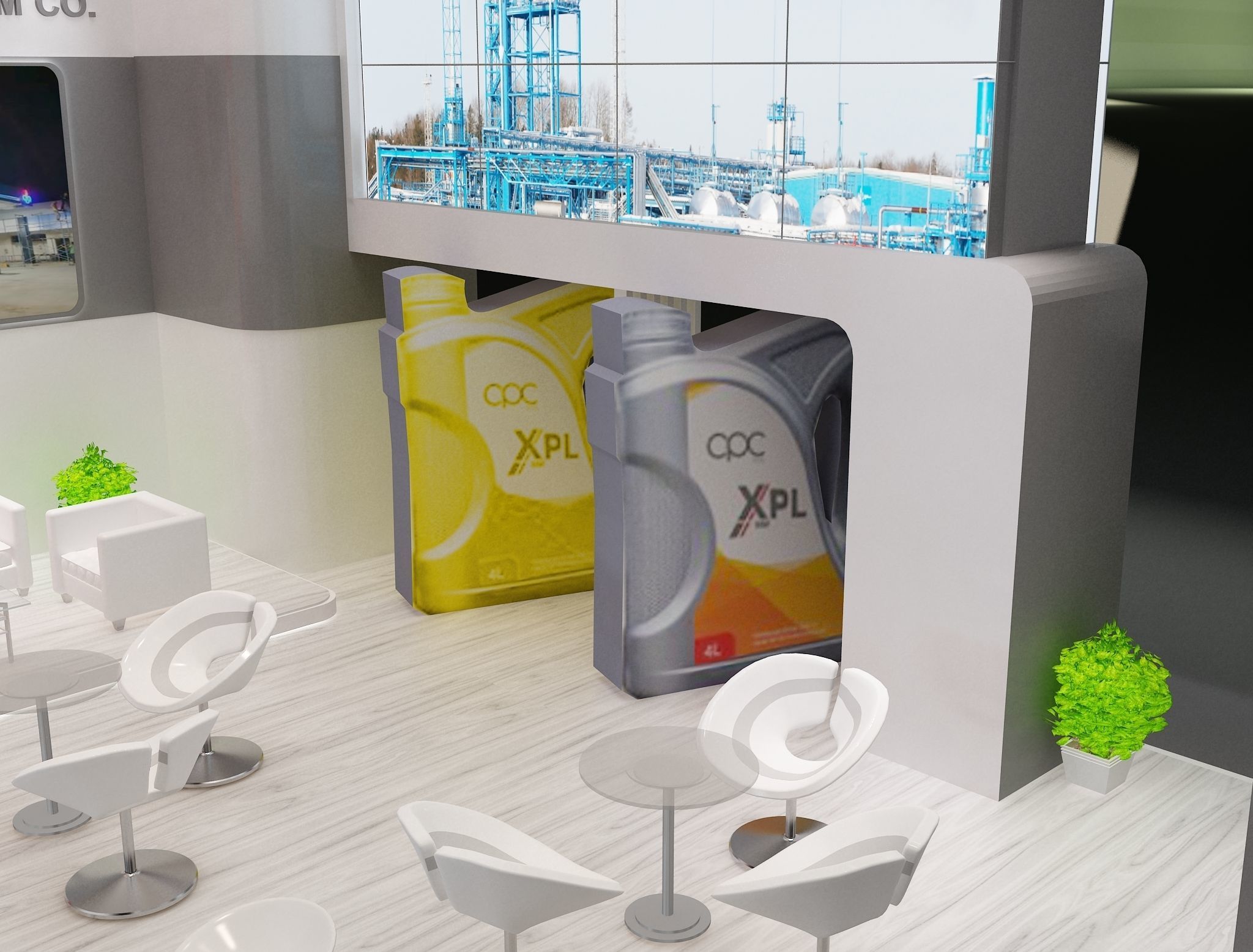 Booth Exhibition Stand a229d 3D model_8