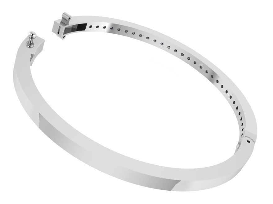 Diamond Bracelet 0823 3D print model_3