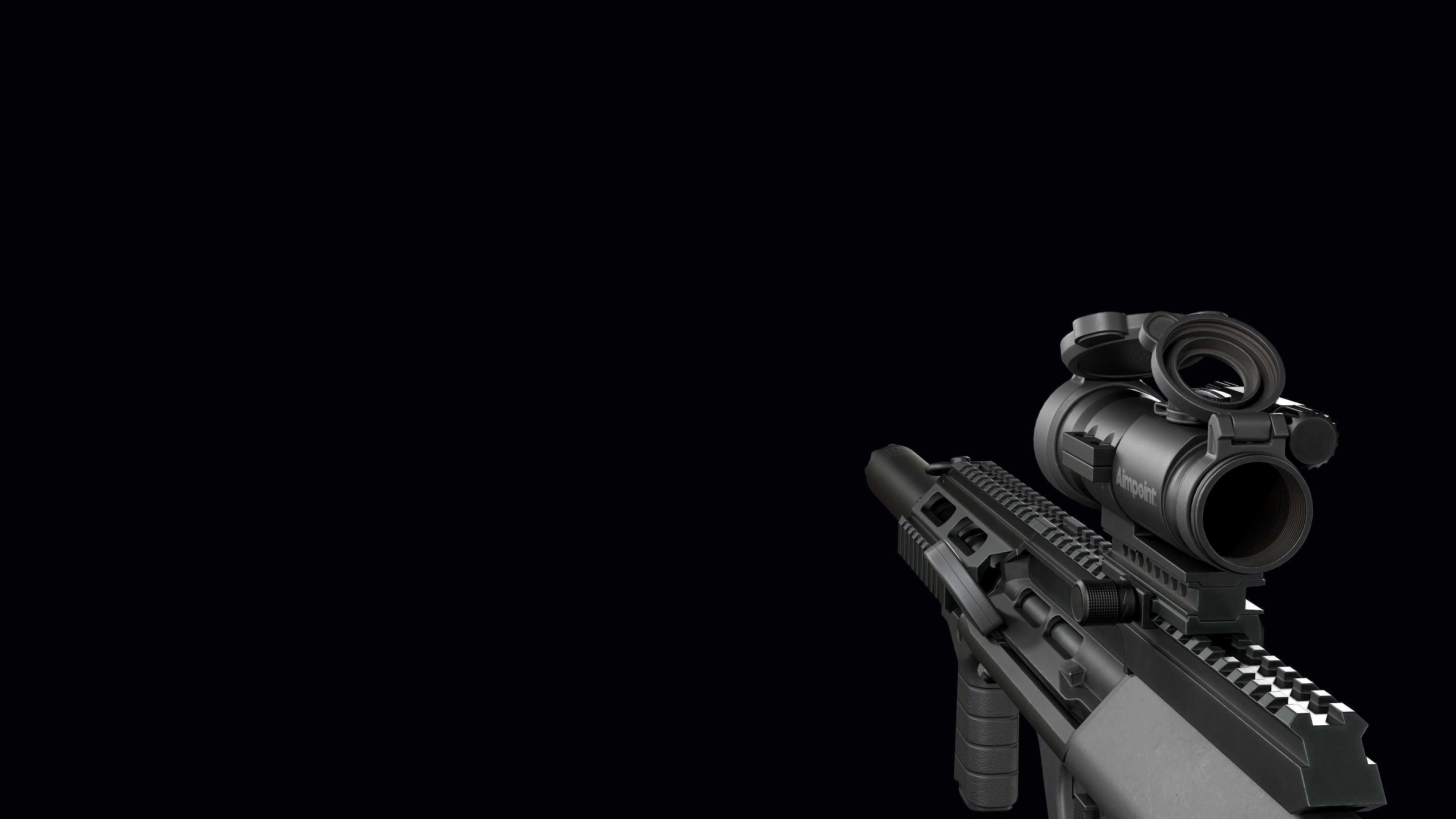 Tactical modular assault rifle Bullpup Steyr AUG A3 Low-poly 3D model_48