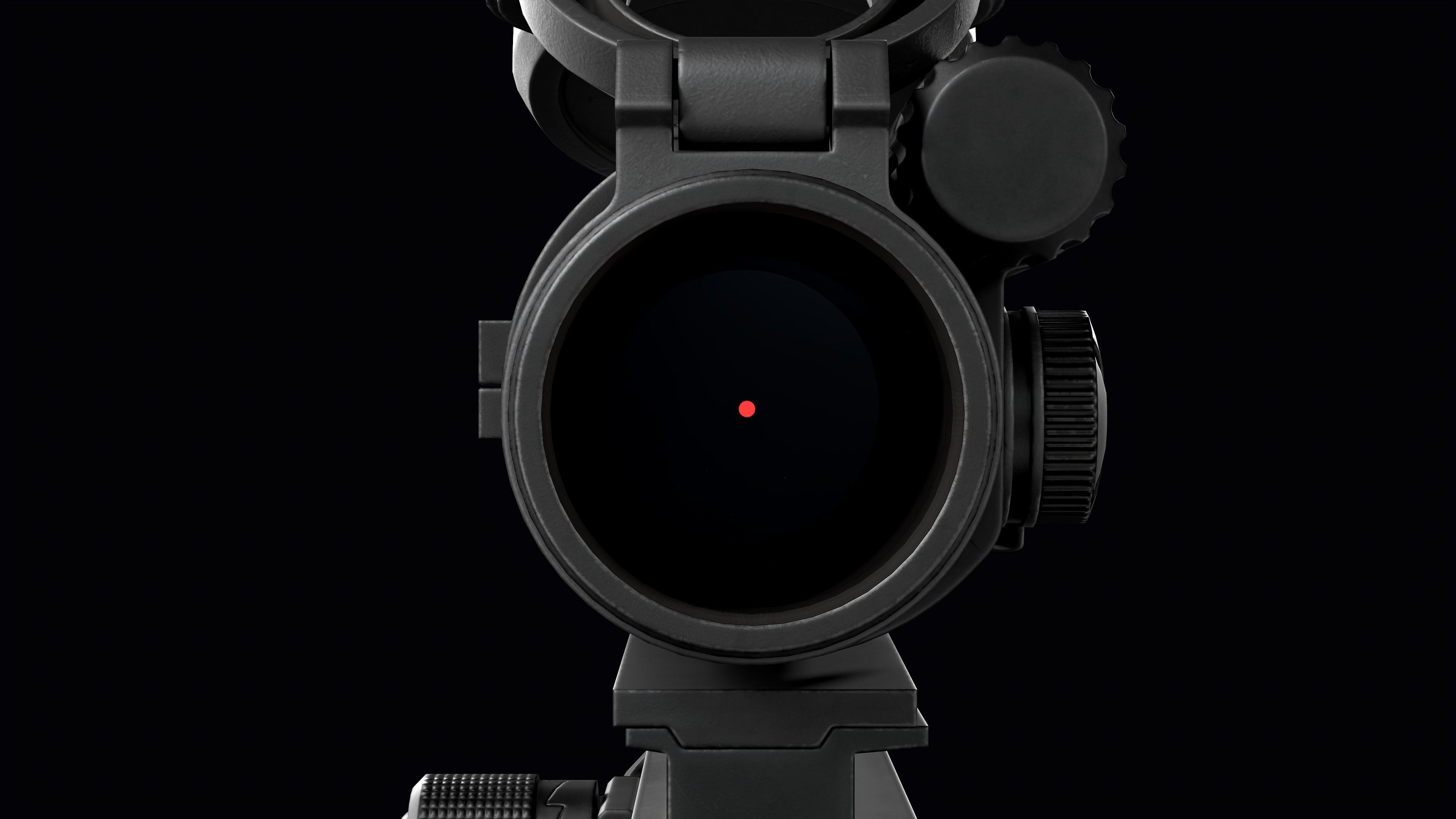 Tactical modular assault rifle Bullpup Steyr AUG A3 Low-poly 3D model_52