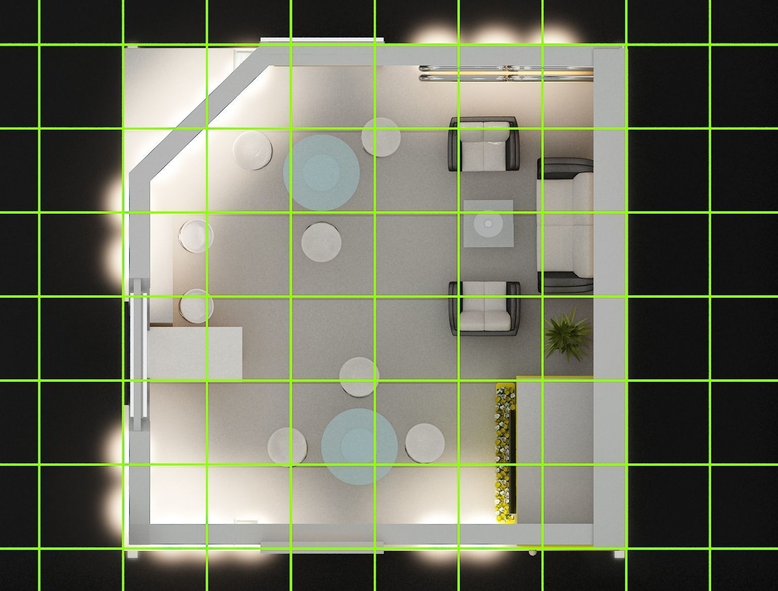 Booth Exhibition Stand a223 3D model_18