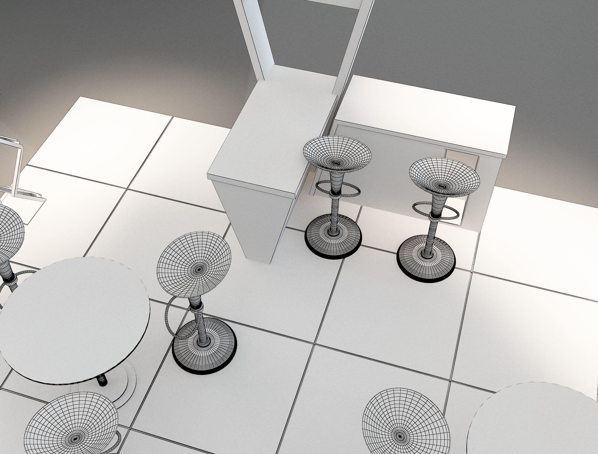 Booth Exhibition Stand a223 3D model_9