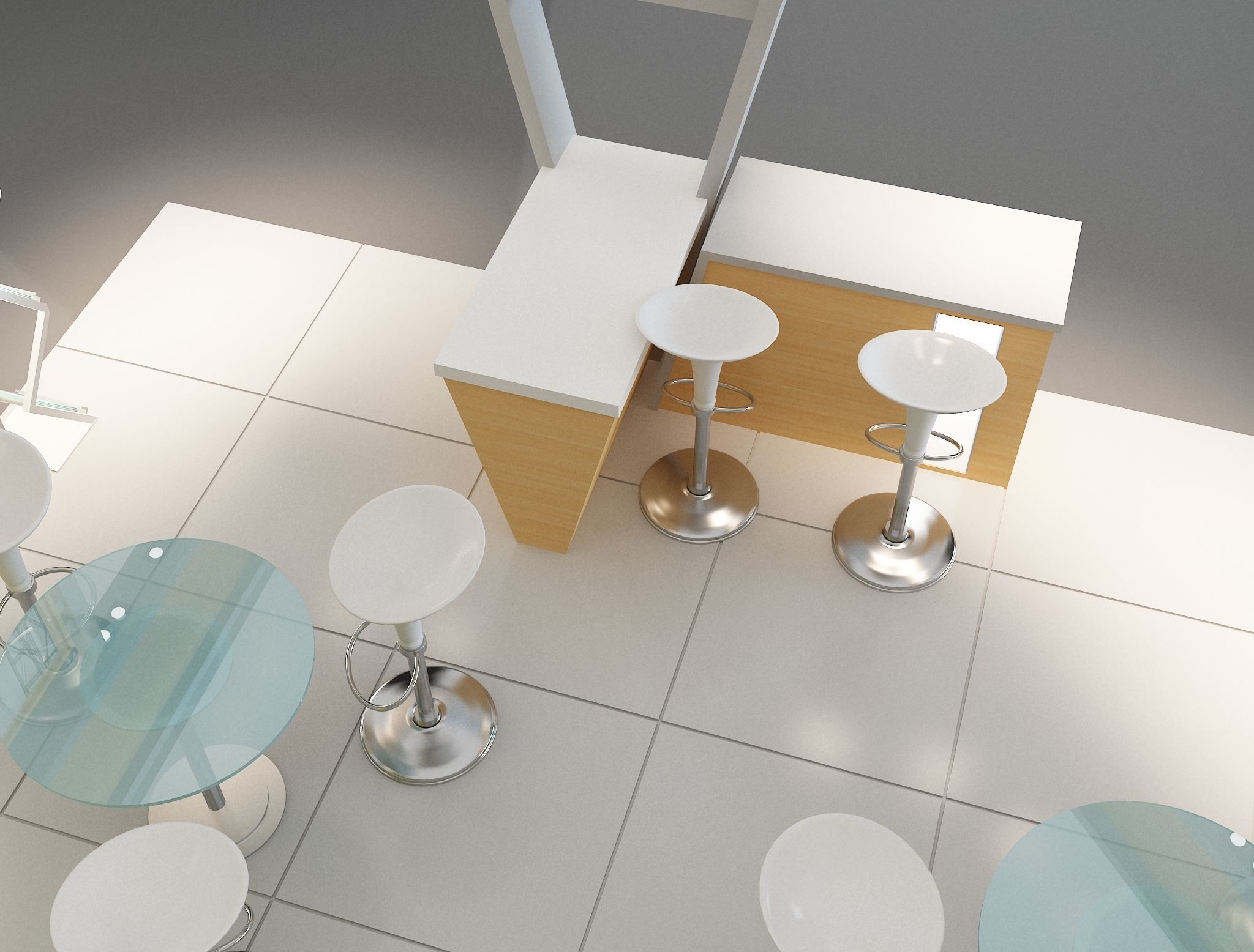 Booth Exhibition Stand a223 3D model_8