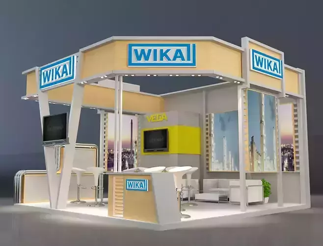 Booth Exhibition Stand a223a 3D model