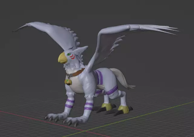 hippogryphonmon 3D print model_0