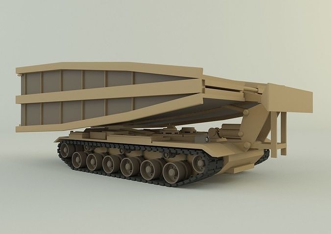 M60 AVLB Bridge Layer military vehicle 3D model