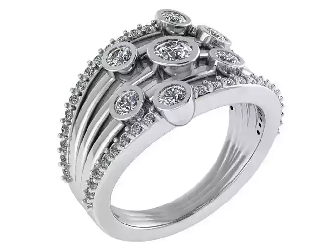 Round Diamond Ring 0850