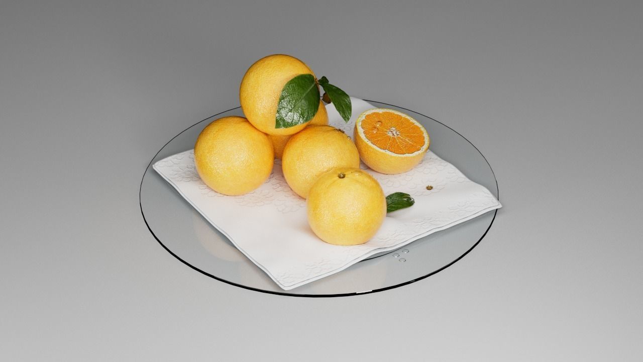 Orange 3D model_8