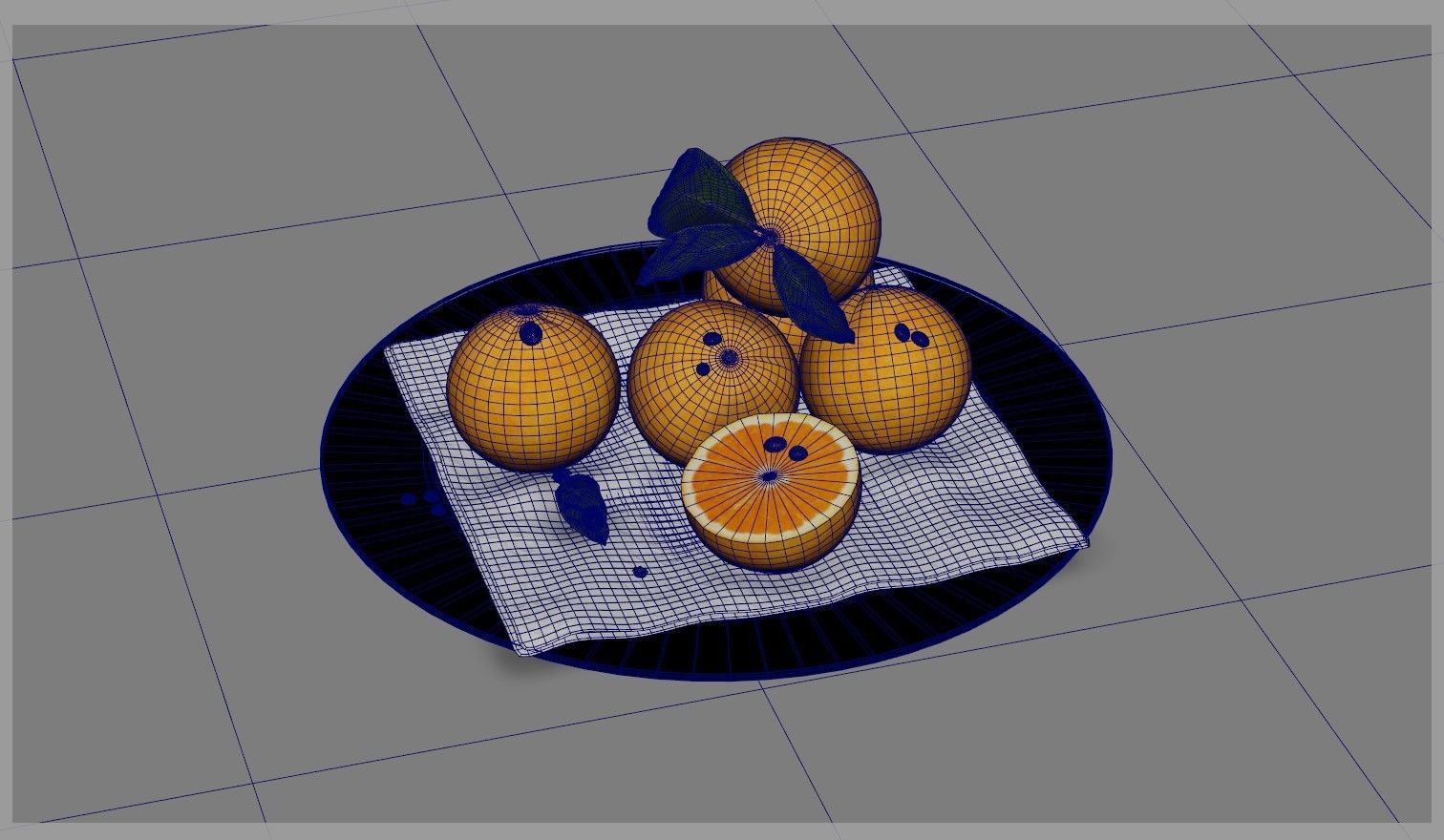 Orange 3D model_26