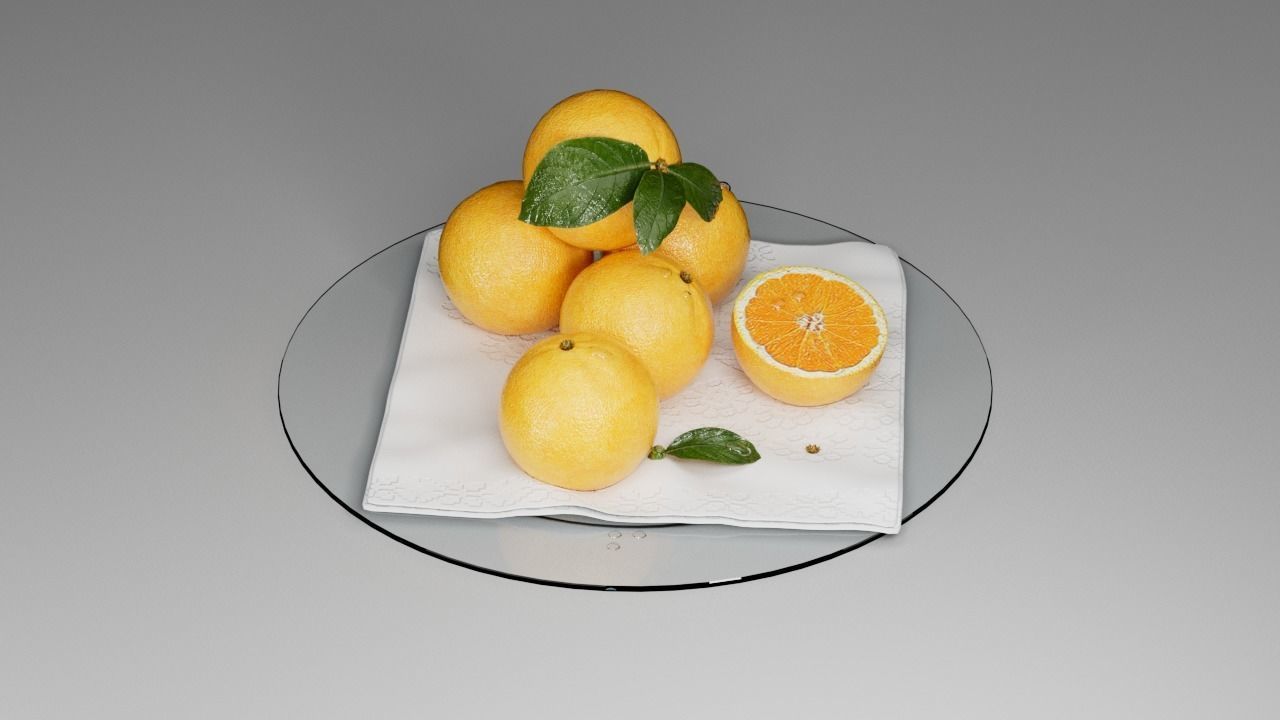 Orange 3D model_6