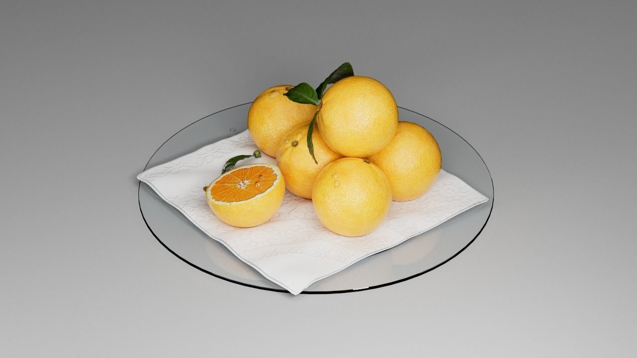 Orange 3D model_17