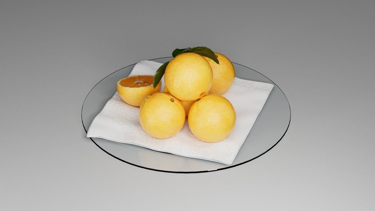 Orange 3D model_14