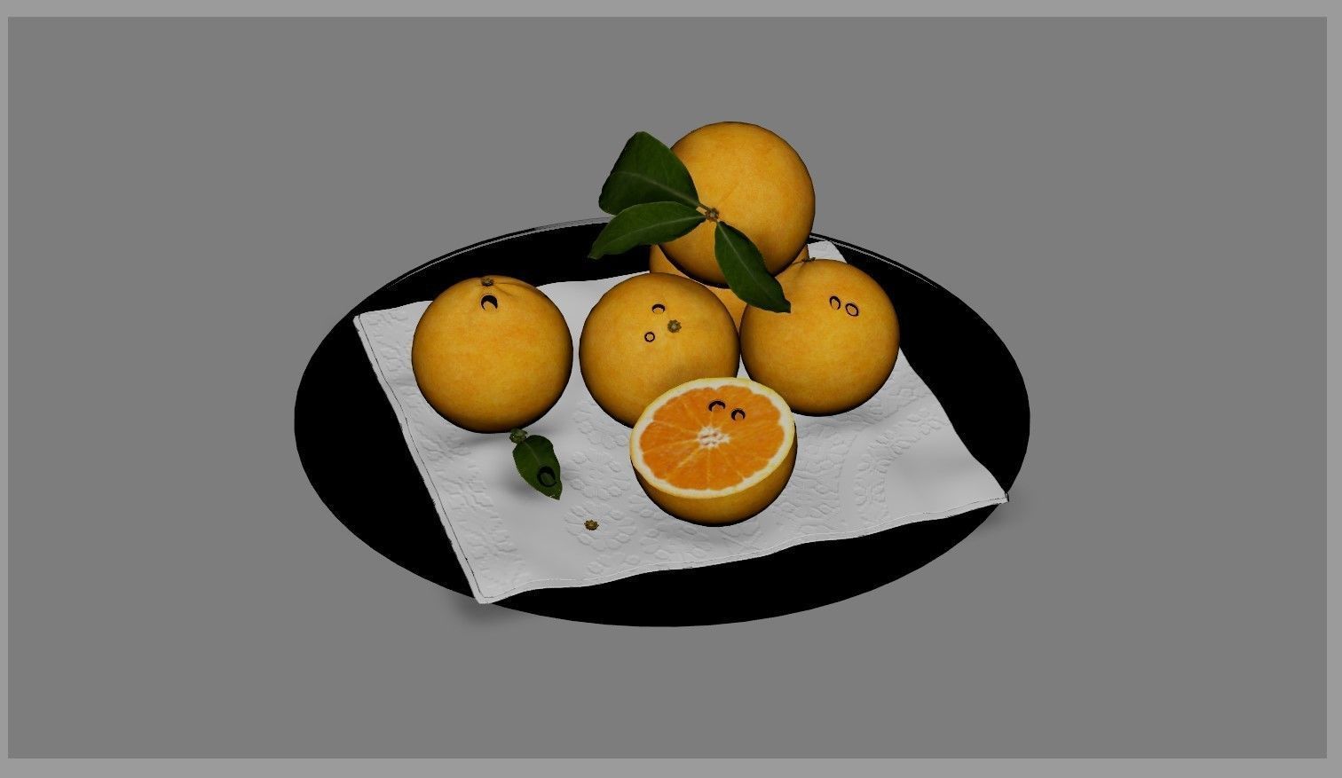 Orange 3D model_25