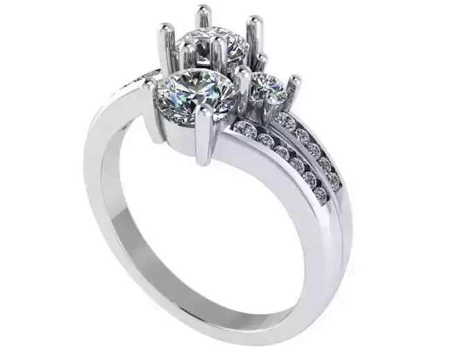 Round Diamond Ring 0862