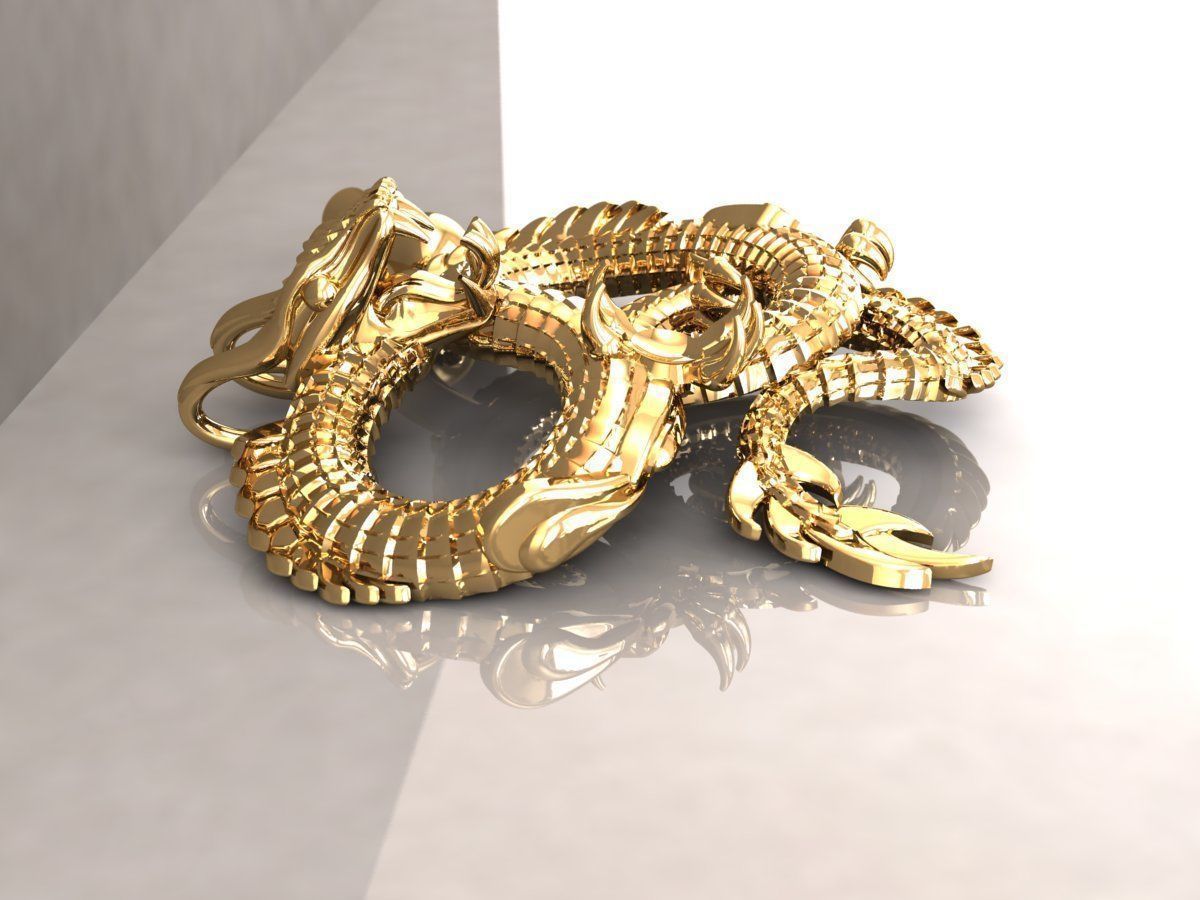 Dragon 4 3D print model_4